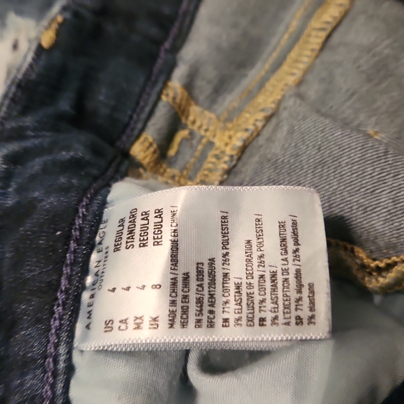 ⭐️American eagle curvy super hi rise jeggings - Picture 6 of 6